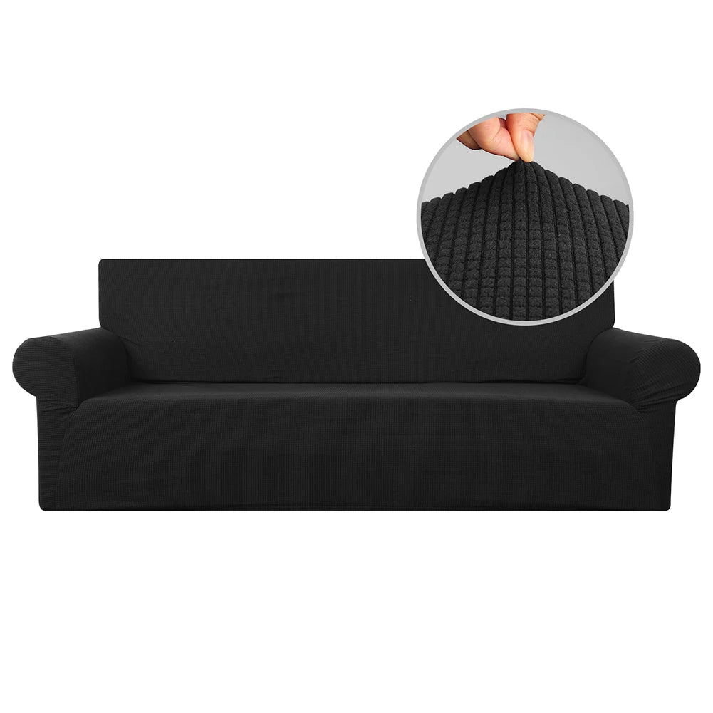 Jacquard Stretch Couch Cover Universal Sofa Covers Dog Cat Pets Friendly Washable Furniture Protector Fitted Sofa Slipcovers