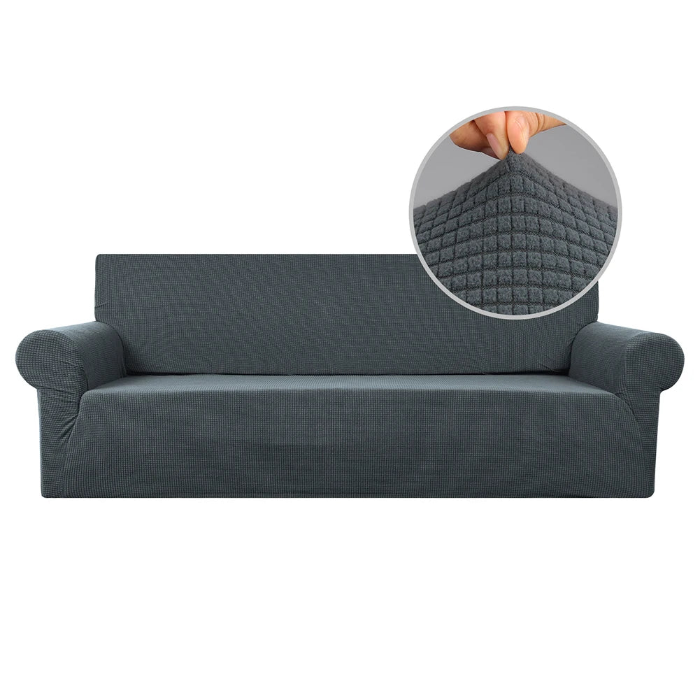 Jacquard Stretch Couch Cover Universal Sofa Covers Dog Cat Pets Friendly Washable Furniture Protector Fitted Sofa Slipcovers