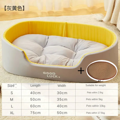 Bed for Dog Cat Pet Kennel Medium Dog Sofa Bed Cushion Pet Calming Dog Bed House Pet Supplies Accessories Four Seasons Universal